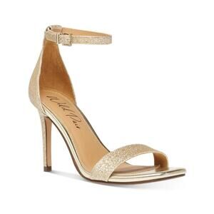 Wild Pair Bethie Heel sandals light gold glitter - 11M